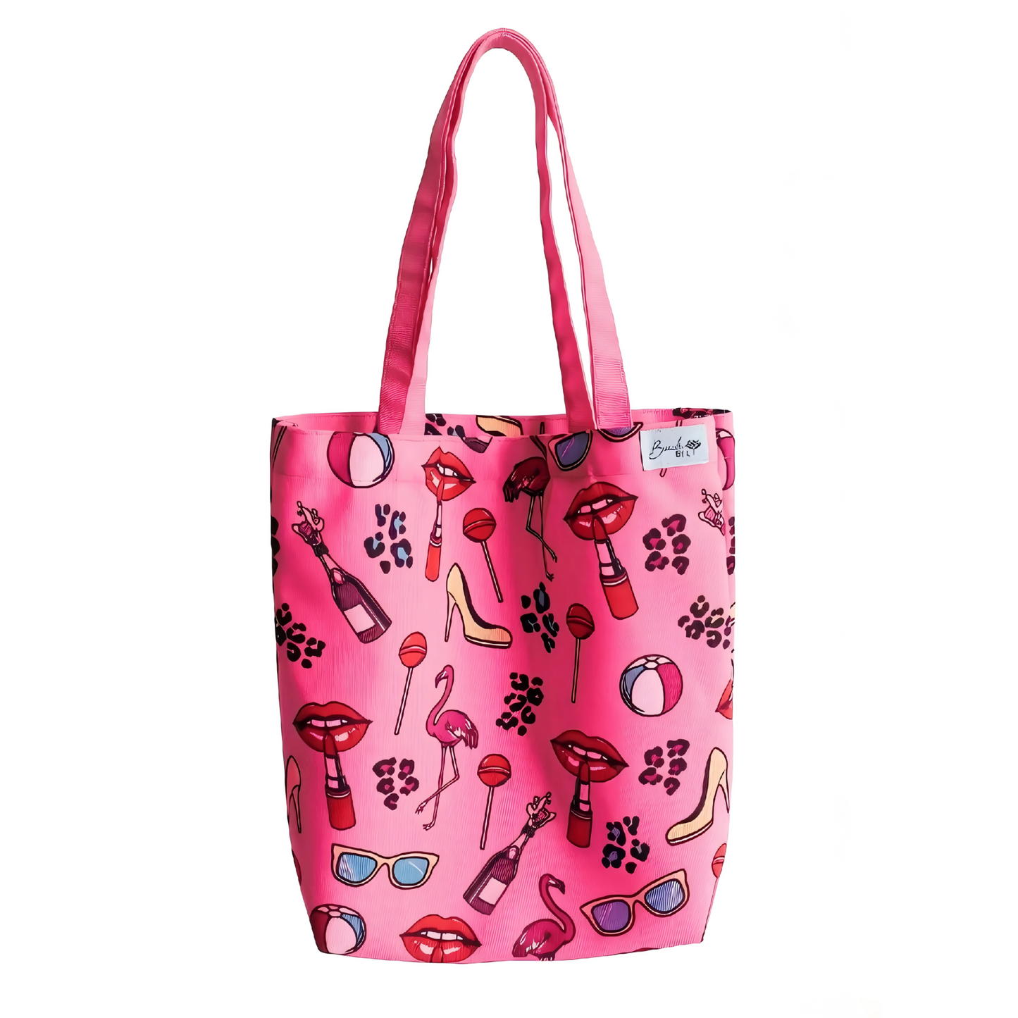 Pre Order - Beach By L Pop Art Medium Canvas Beach Bag