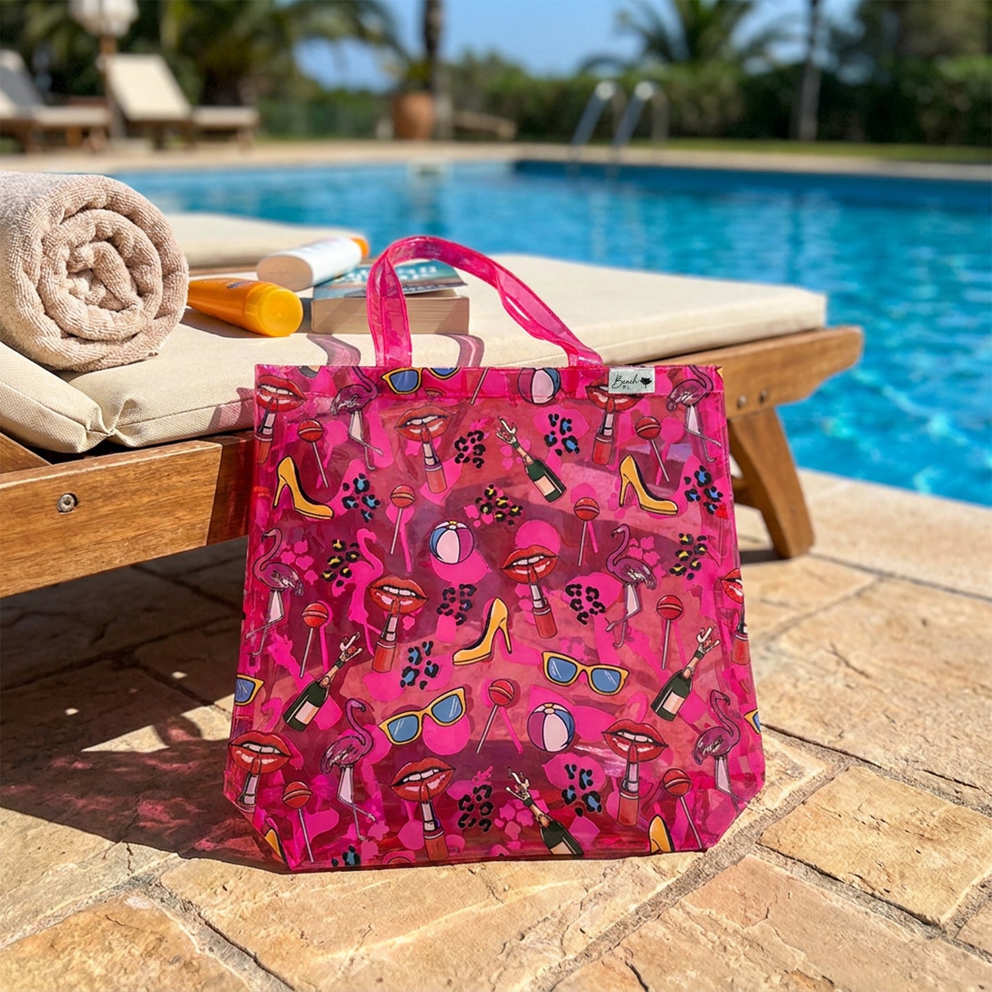 Beach By L 4-Piece Ultimate Summer Bundle Pink & White